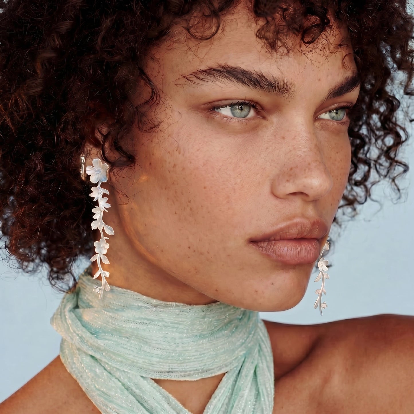 Garden Bloom Drop Earrings by Thrivora