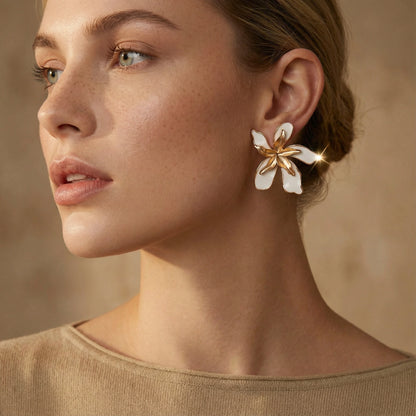 Garden Dreams Statement Earrings by Thrivora