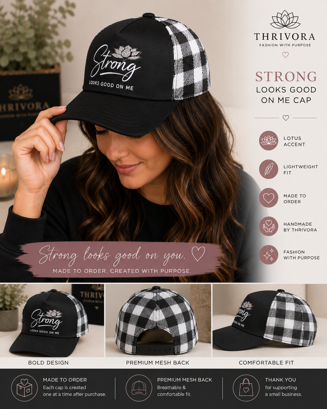 Strong Looks Good On You Cap